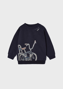 Bicycle Graphic Sweatshirt boy MAYORAL